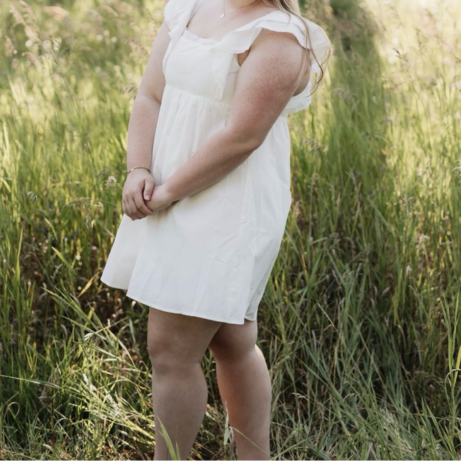 Lulu's Elegant White Sleeveless Top